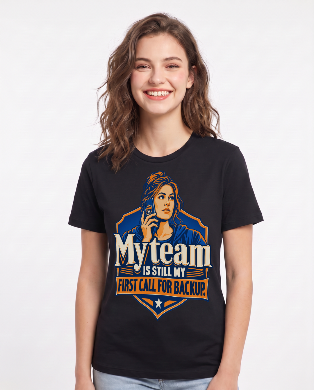 Veteran Black T-Shirt for Women – Everyday Expression Graphic Tee product image 3