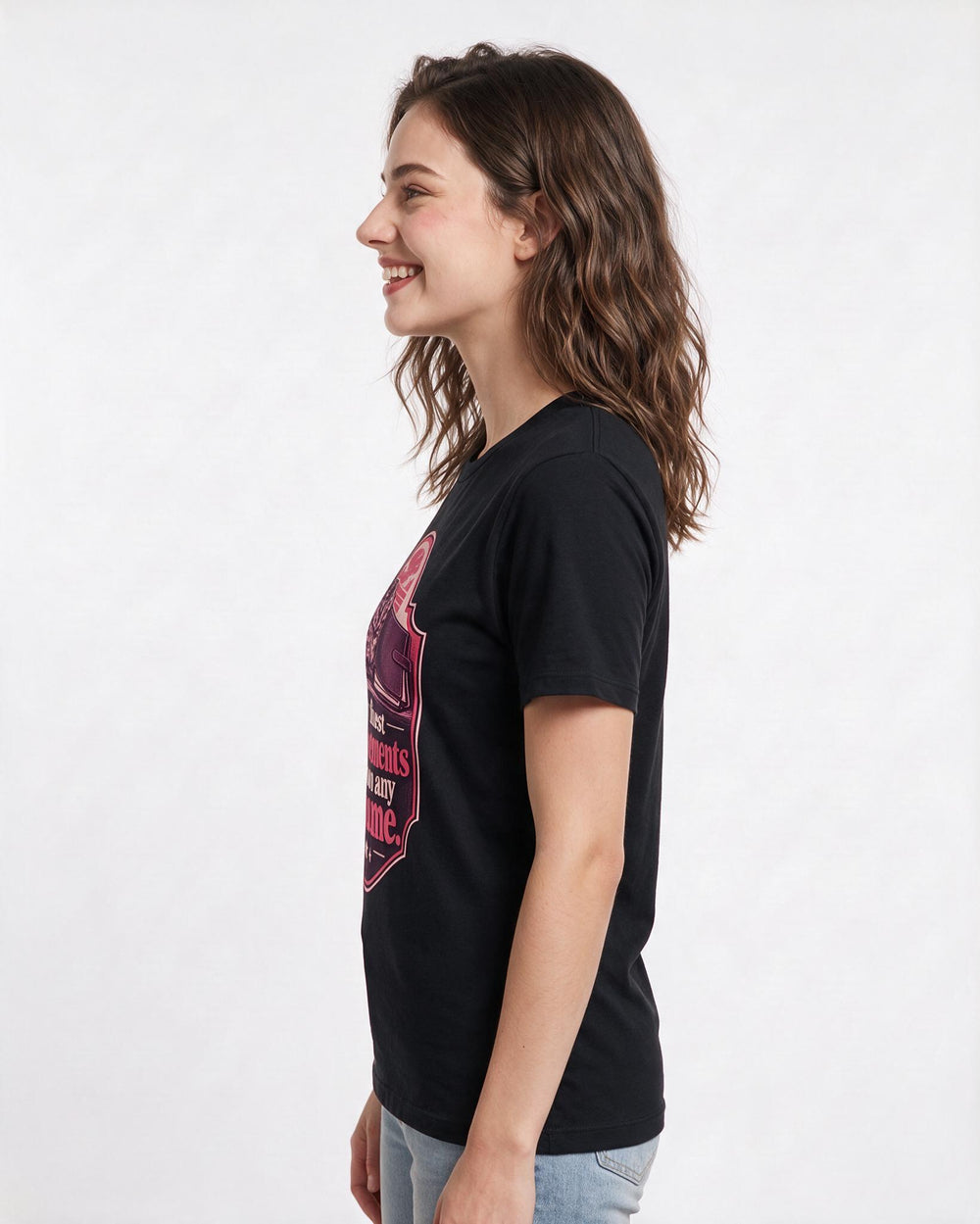 Veteran Black T-Shirt for Women – Everyday Expression Graphic Tee product image 2