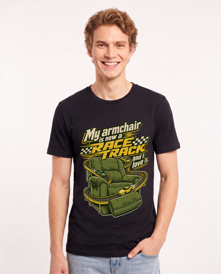 Grandparent Black T-Shirt for Men – Everyday Expression Graphic Tee product image 3