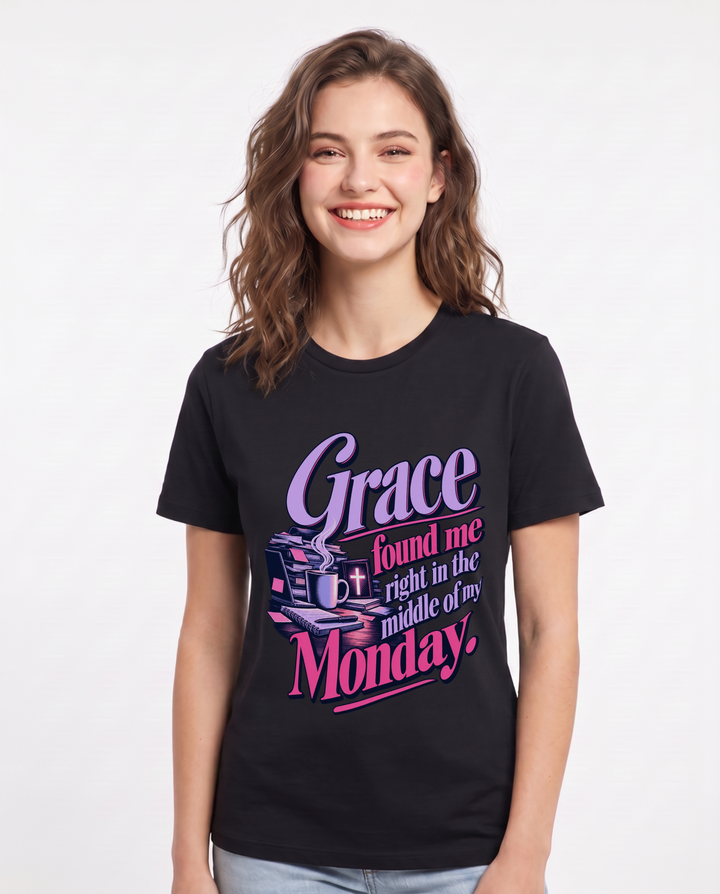 Christian Faith Black T-Shirt for Women – Everyday Expression Graphic Tee product image 3