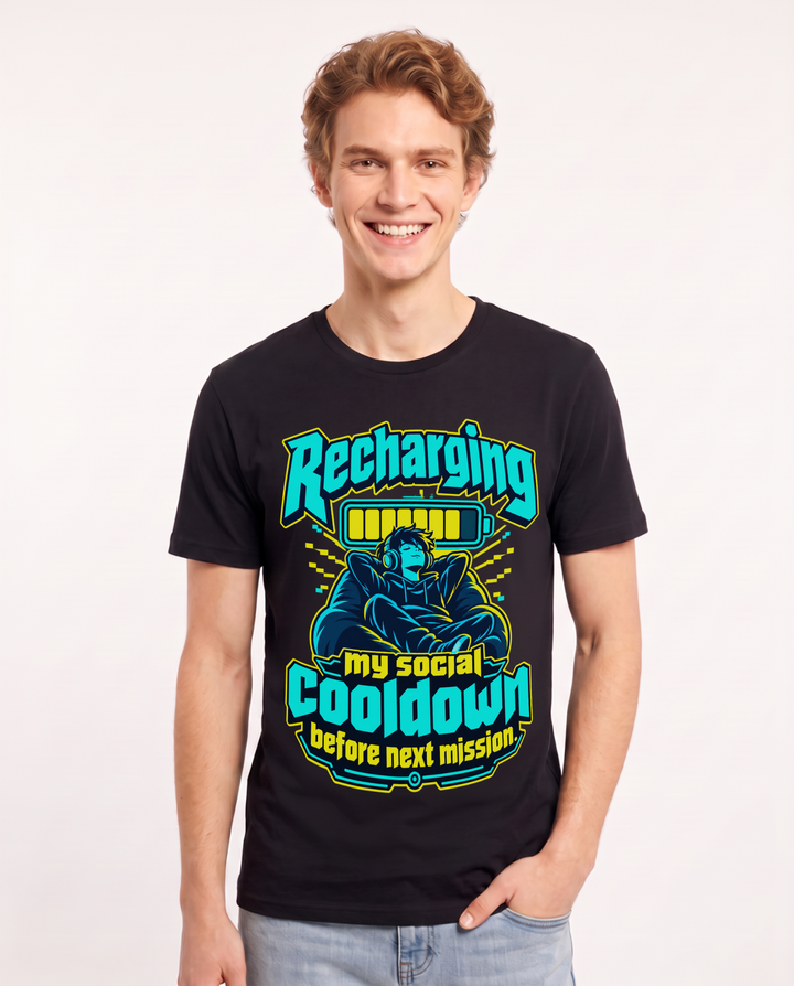 Gaming Black T-Shirt for Men – Game Night Graphic Tee product image 3