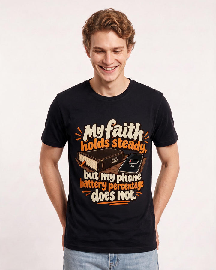 Christian Faith Black T-Shirt for Men – Everyday Expression Graphic Tee product image 1