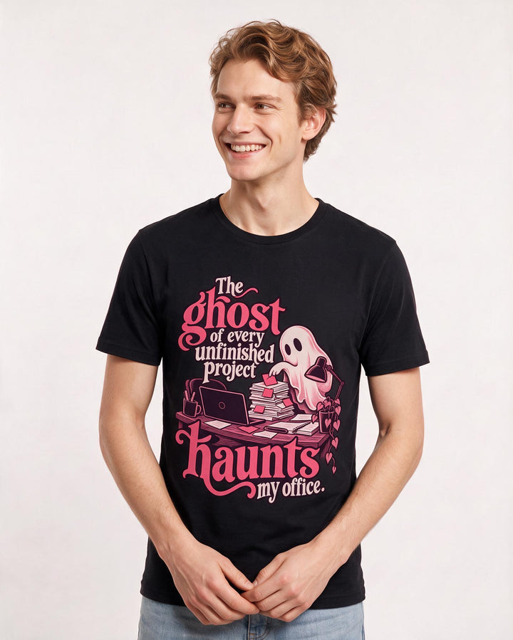 Halloween Black T-Shirt for Men – Halloween Theme Graphic Tee product image 1