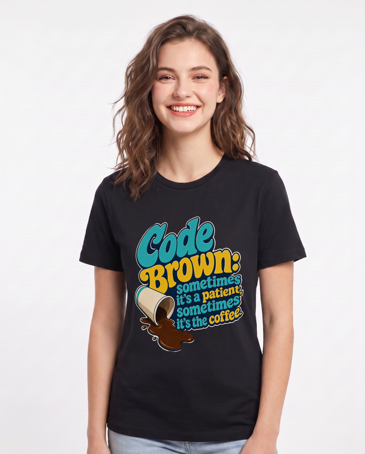 Nurse Black T-Shirt for Women – Nursing Life Graphic Tee product image 3