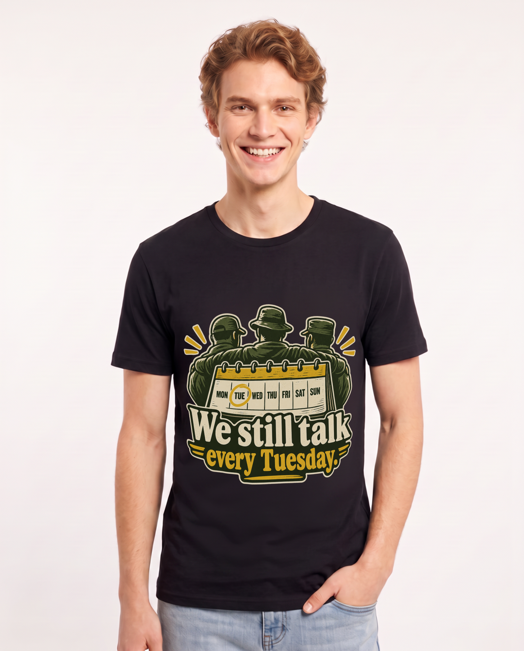 Veteran Black T-Shirt for Men – Everyday Expression Graphic Tee product image 3