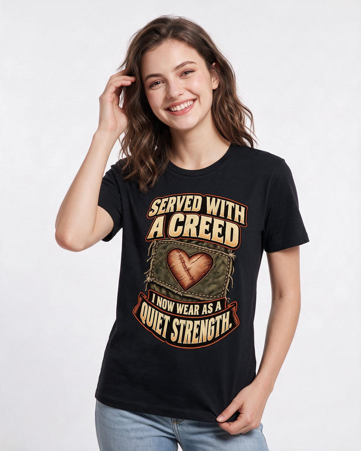 Veteran Black T-Shirt for Women – Everyday Expression Graphic Tee product image 1