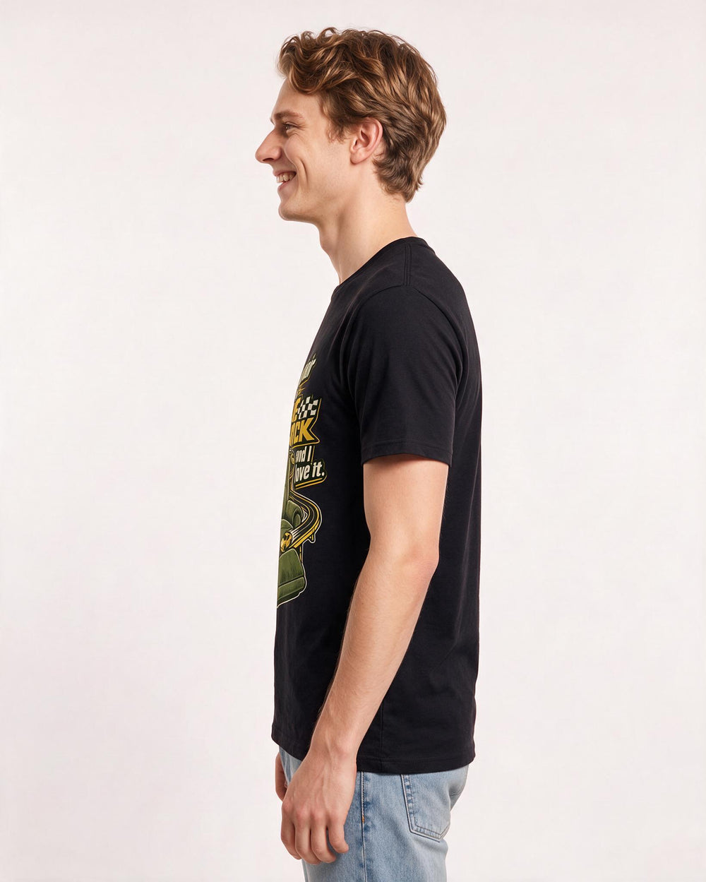 Grandparent Black T-Shirt for Men – Everyday Expression Graphic Tee product image 2