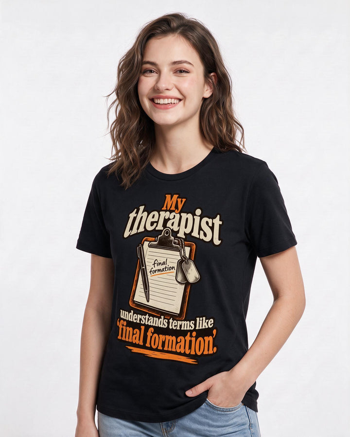 Veteran Black T-Shirt for Women – Everyday Expression Graphic Tee product image 1