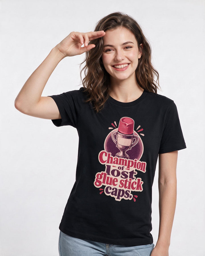 Teacher Black T-Shirt for Women – Everyday Expression Graphic Tee product image 1
