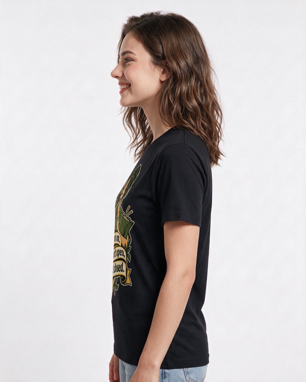 Nurse Black T-Shirt for Women – Nursing Life Graphic Tee product image 2