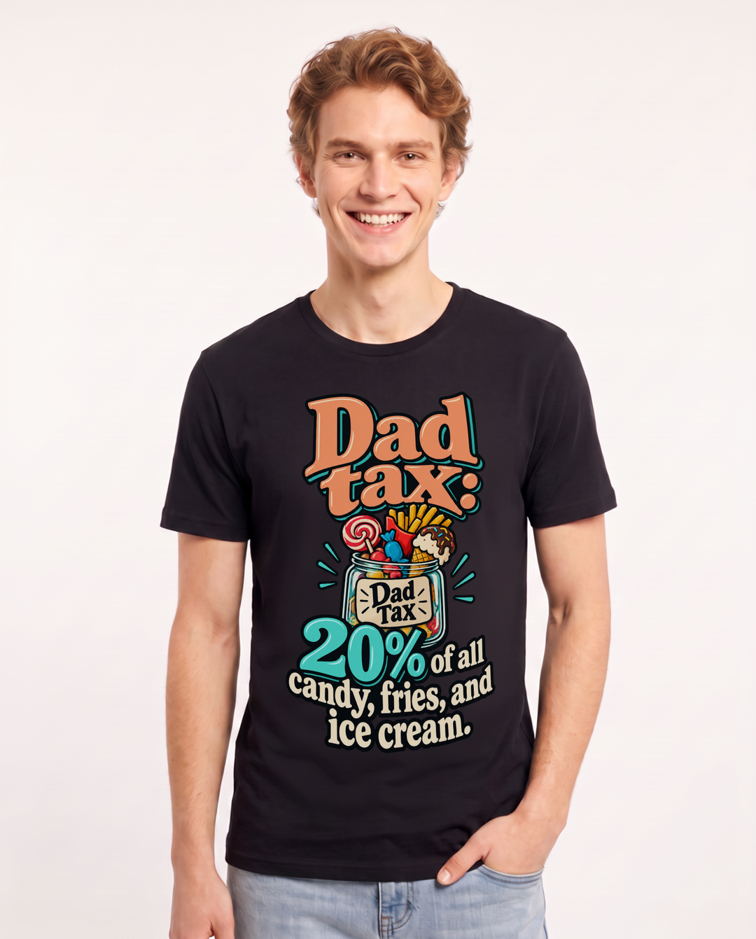 Dad Black T-Shirt for Men – Everyday Expression Graphic Tee product image 3