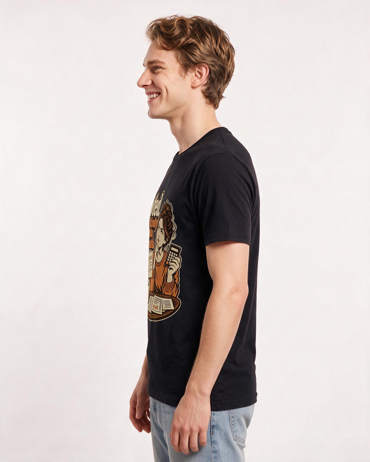 Political Statement Black T-Shirt for Men – Everyday Expression Graphic Tee product image 2
