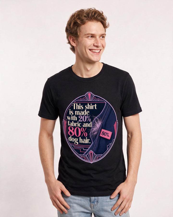 Cat Lover Black T-Shirt for Men – Everyday Expression Graphic Tee product image 3
