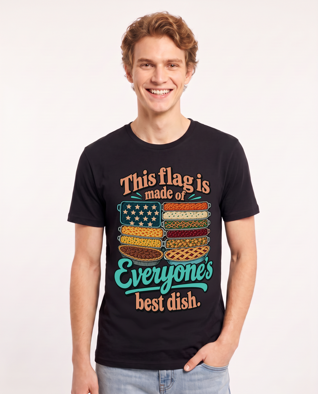 Patriotic Black T-Shirt for Men – Everyday Expression Graphic Tee product image 3
