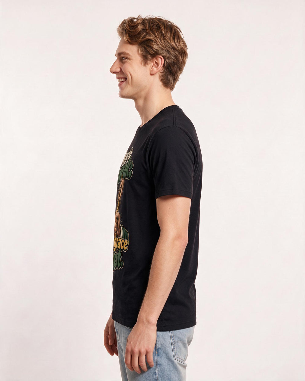 Christian Faith Black T-Shirt for Men – Everyday Expression Graphic Tee product image 2