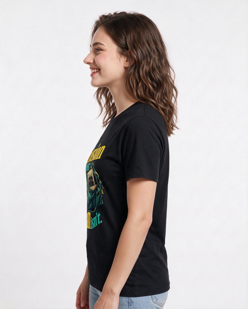 Veteran Black T-Shirt for Women – Everyday Expression Graphic Tee product image 2