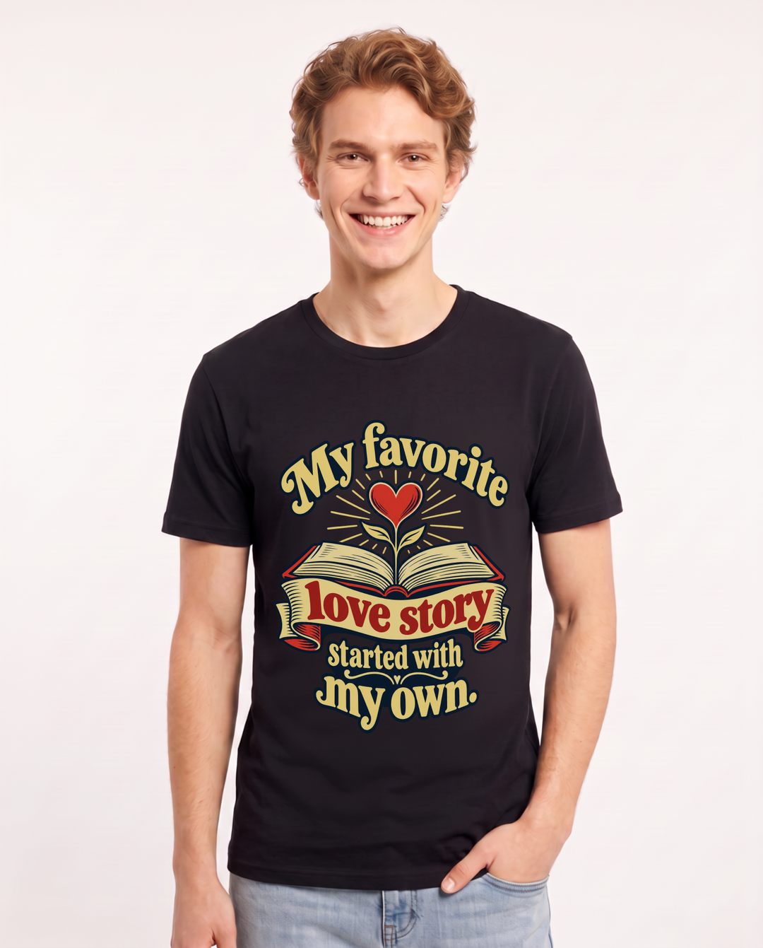 Pride Black T-Shirt for Men – Everyday Expression Graphic Tee product image 3