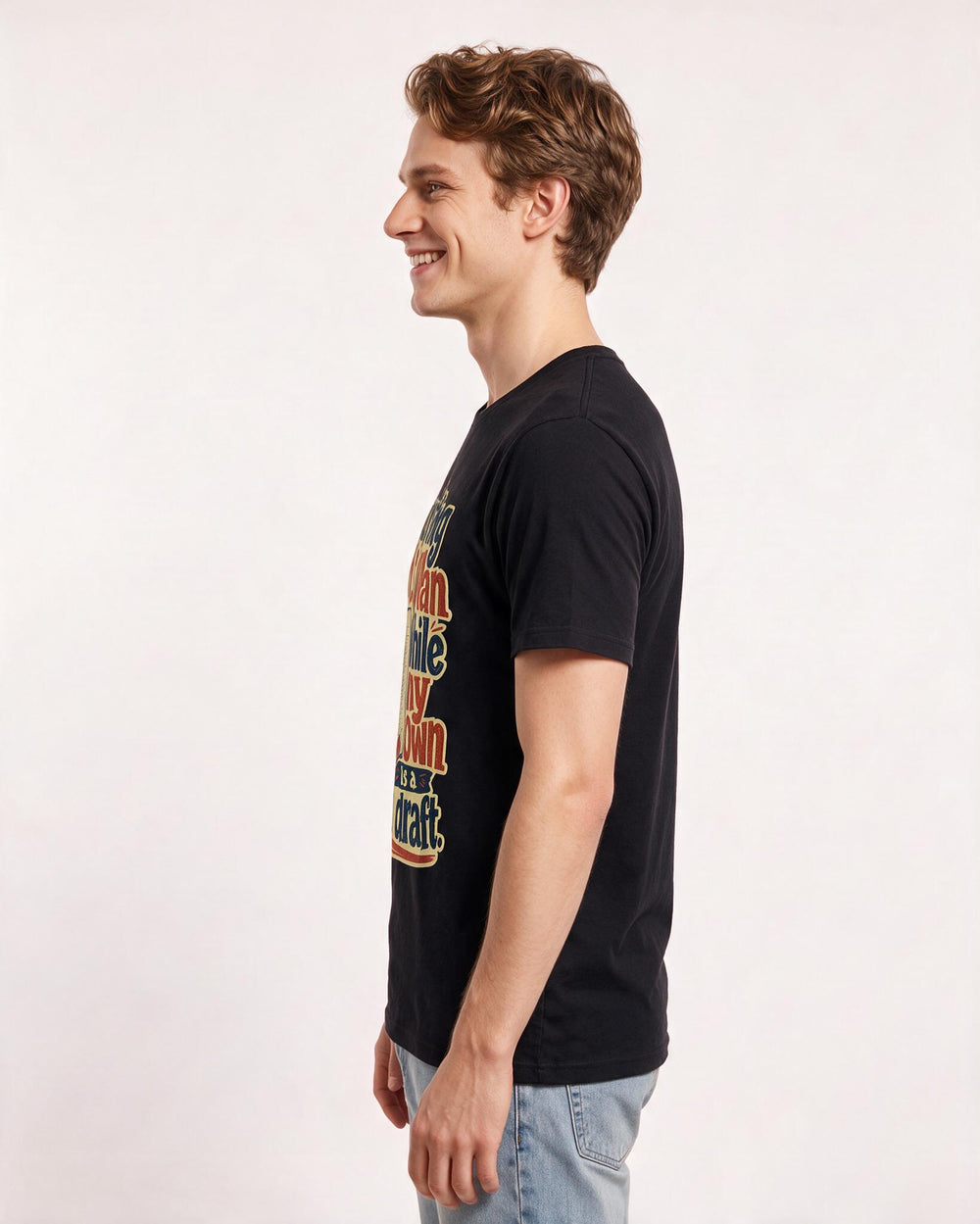 Christian Faith Black T-Shirt for Men – Everyday Expression Graphic Tee product image 2