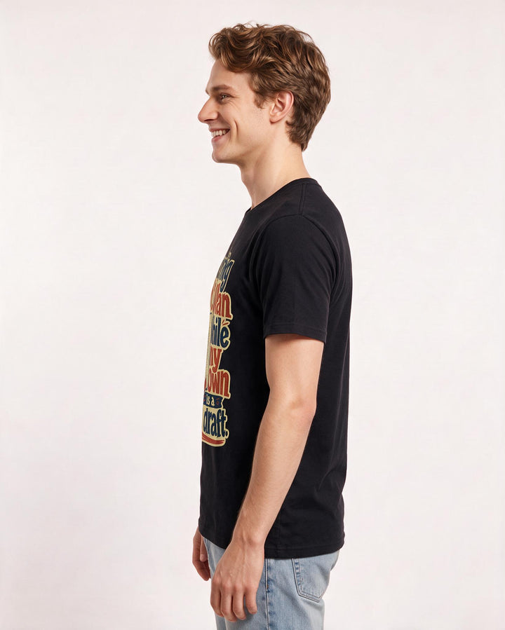 Christian Faith Black T-Shirt for Men – Everyday Expression Graphic Tee product image 2