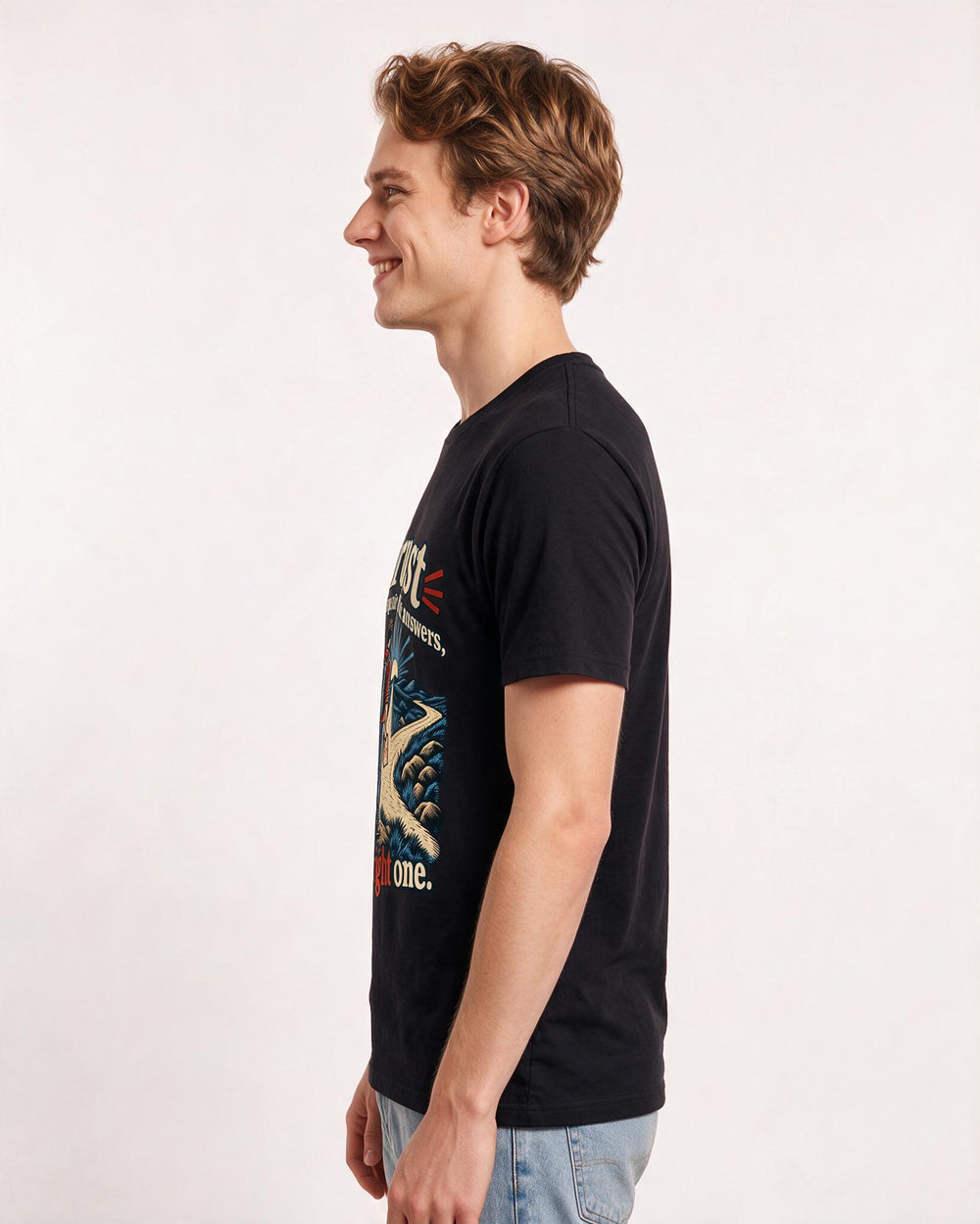 Christian Faith Black T-Shirt for Men – Everyday Expression Graphic Tee product image 2