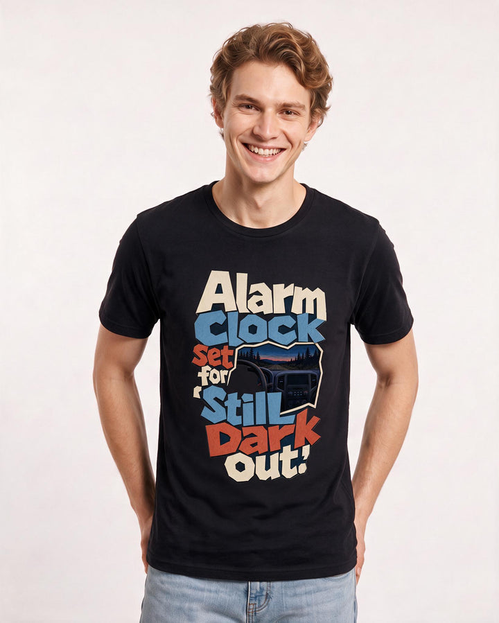 Hunting Black T-Shirt for Men – Everyday Expression Graphic Tee product image 1