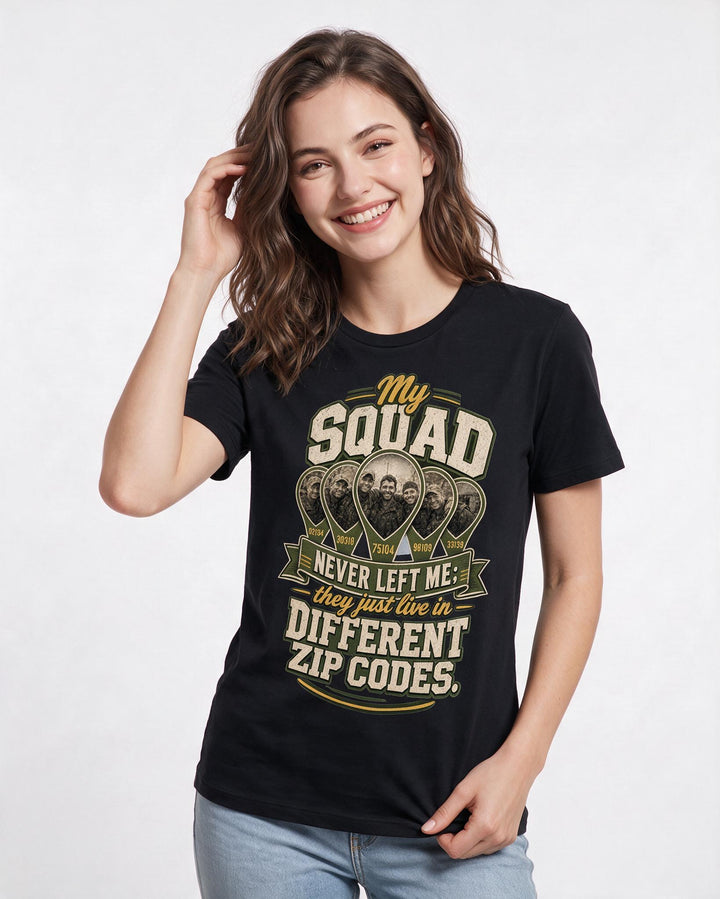 Veteran Black T-Shirt for Women – Everyday Expression Graphic Tee product image 1