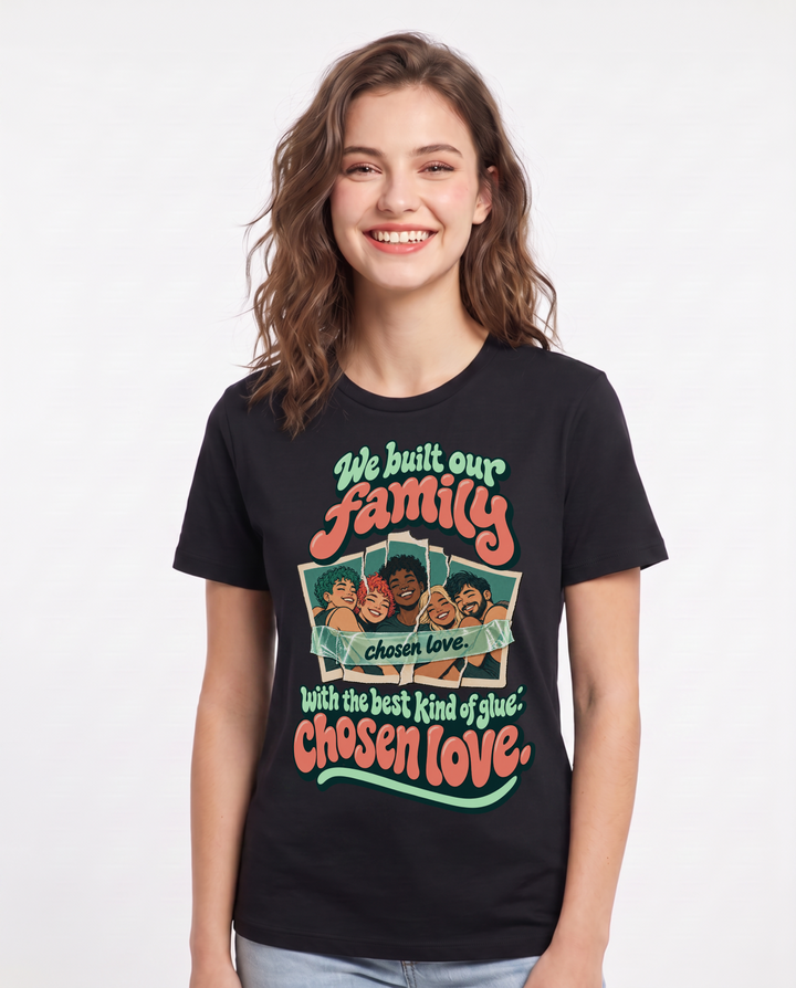 Pride Black T-Shirt for Women – Everyday Expression Graphic Tee product image 3