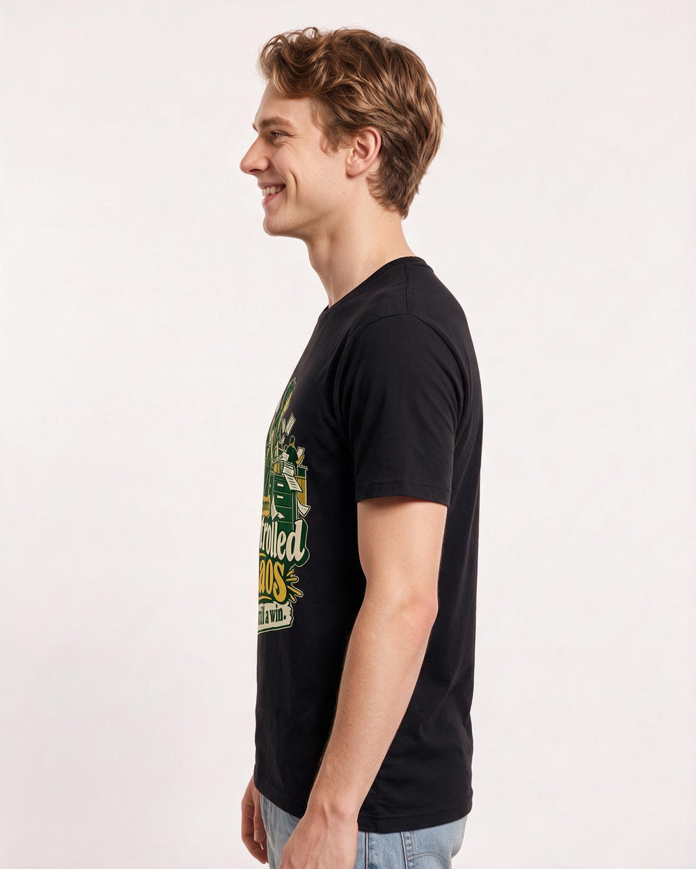 Nurse Black T-Shirt for Men – Nursing Life Graphic Tee product image 2