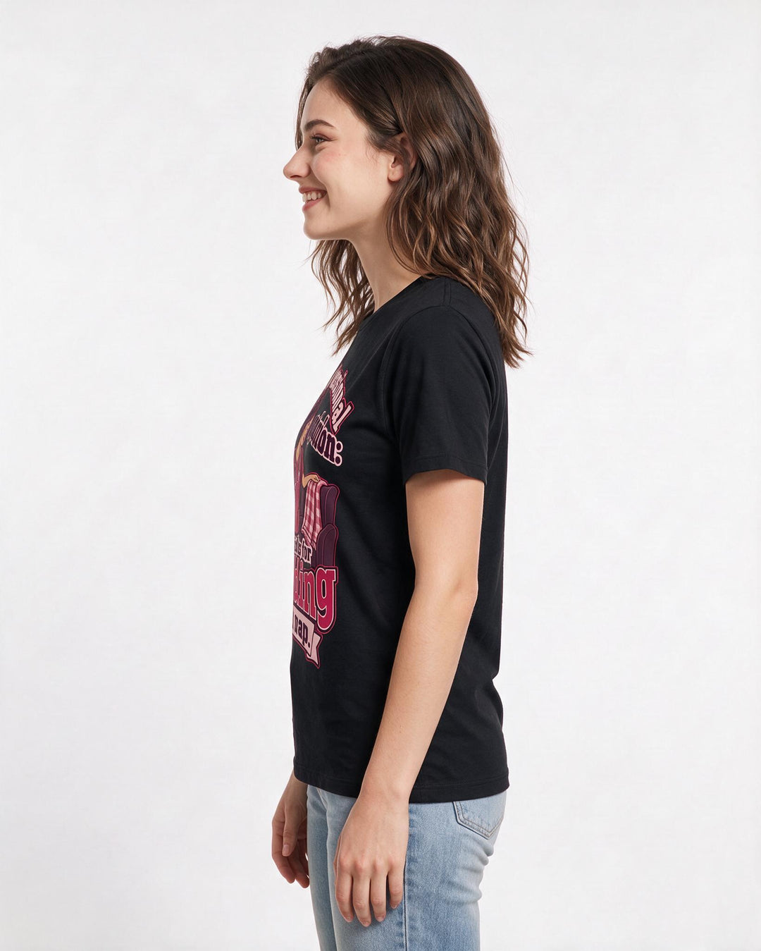 Nurse Black T-Shirt for Women – Nursing Life Graphic Tee product image 2