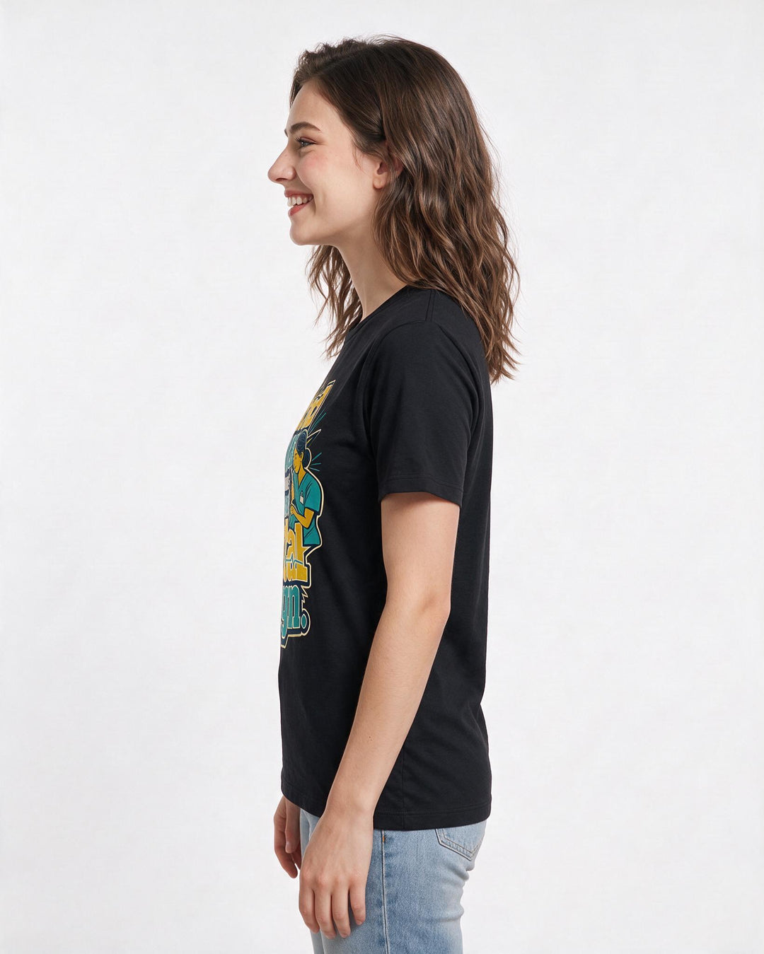 Nurse Black T-Shirt for Women – Nursing Life Graphic Tee product image 2