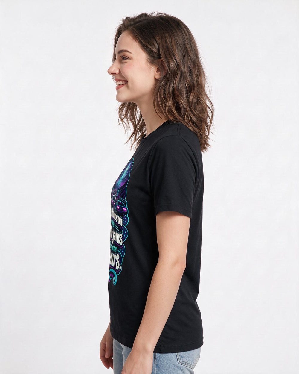 Christian Faith Black T-Shirt for Women – Everyday Expression Graphic Tee product image 2