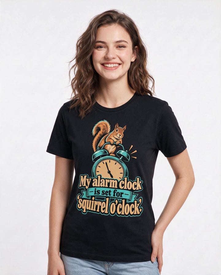 Hunting Black T-Shirt for Women – Everyday Expression Graphic Tee product image 1
