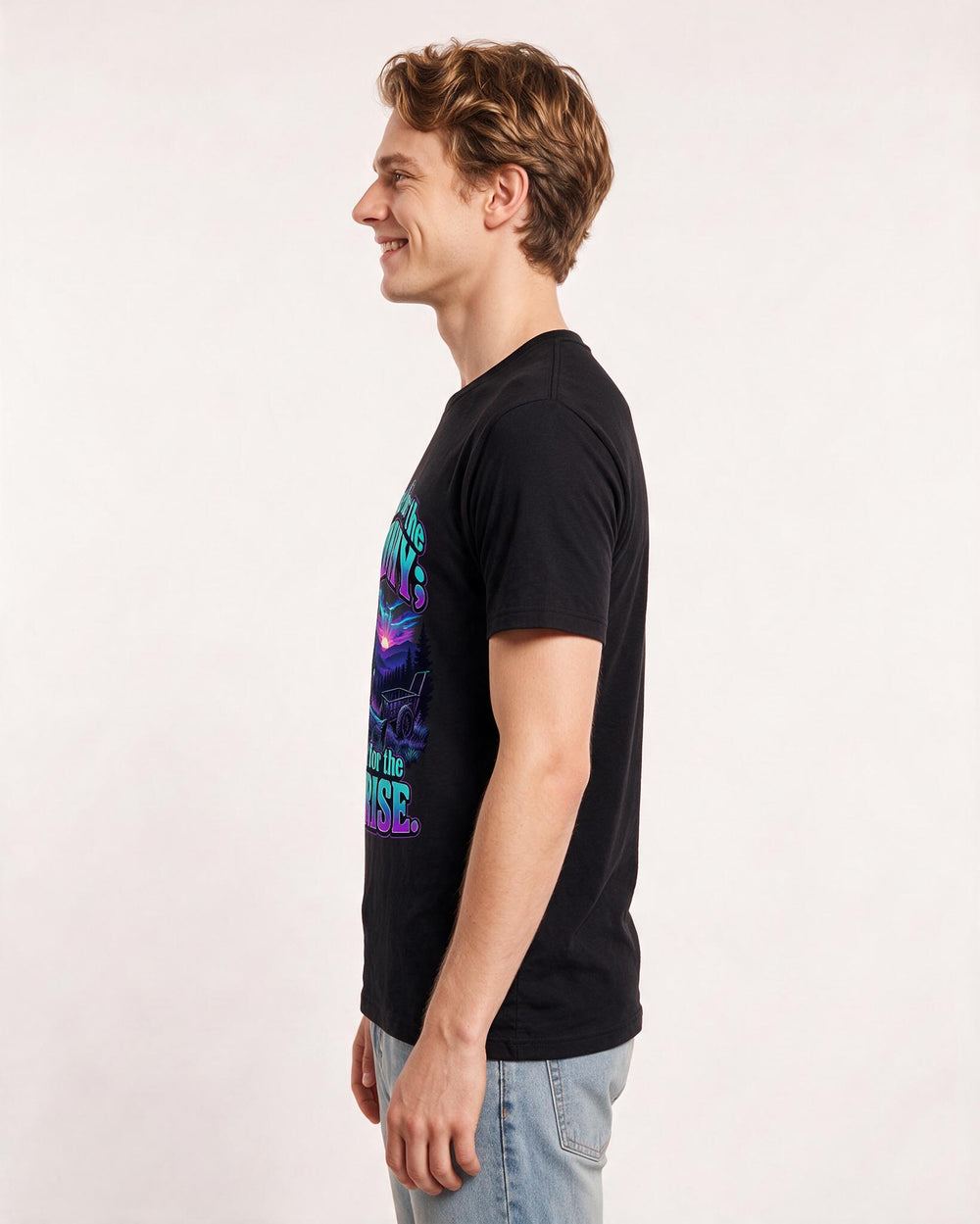 Hunting Black T-Shirt for Men – Everyday Expression Graphic Tee product image 2