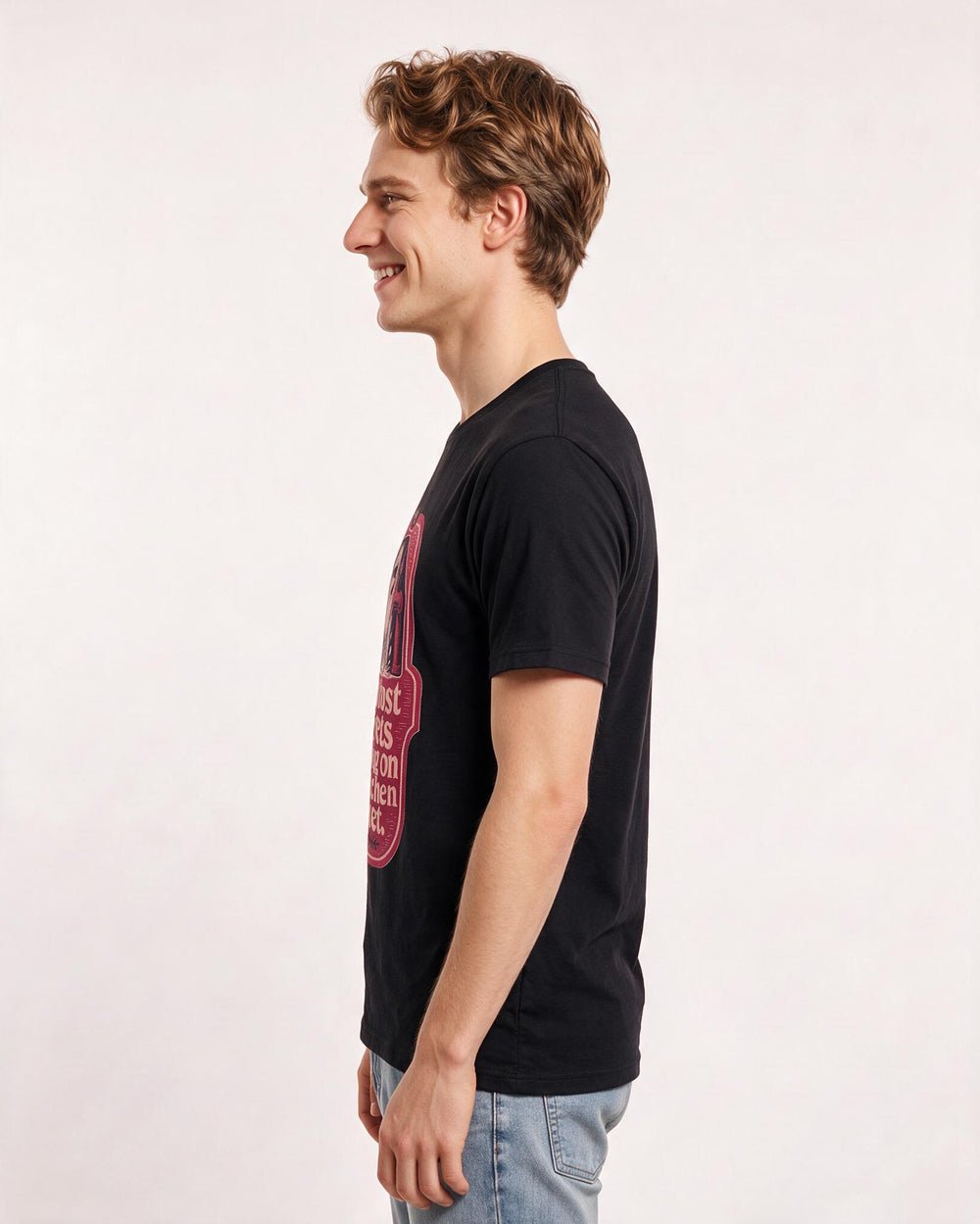 Halloween Men's Black T-Shirt - My ghost regrets turning on the product image 2