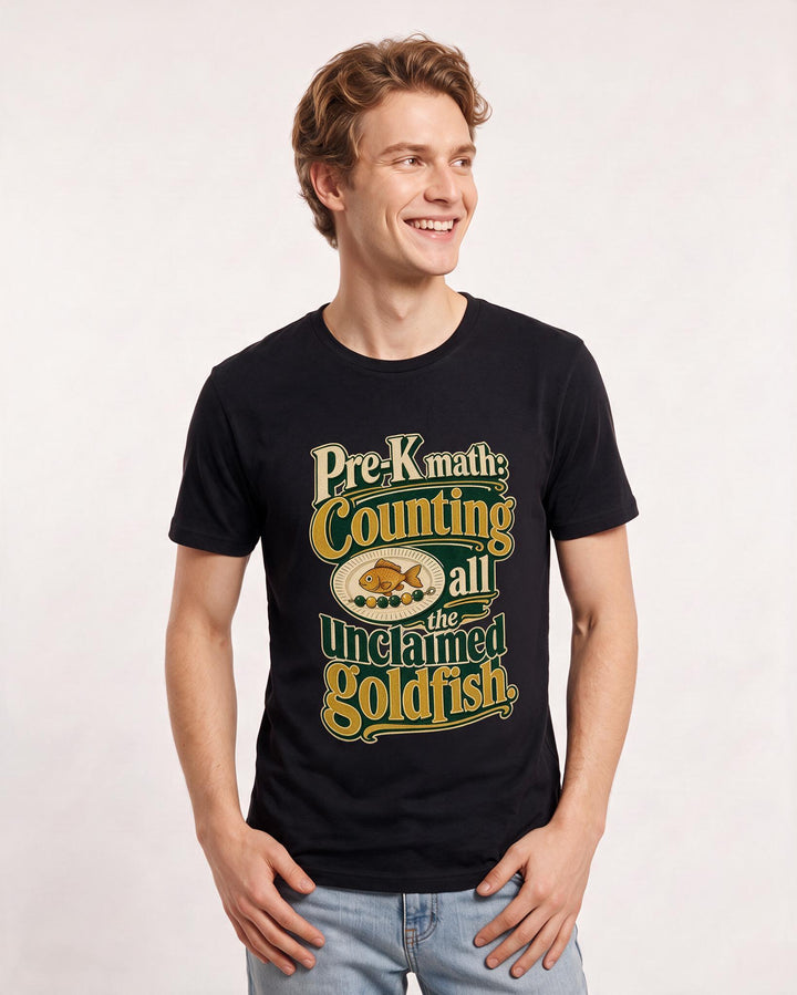 Teacher Black T-Shirt for Men – Everyday Expression Graphic Tee product image 1