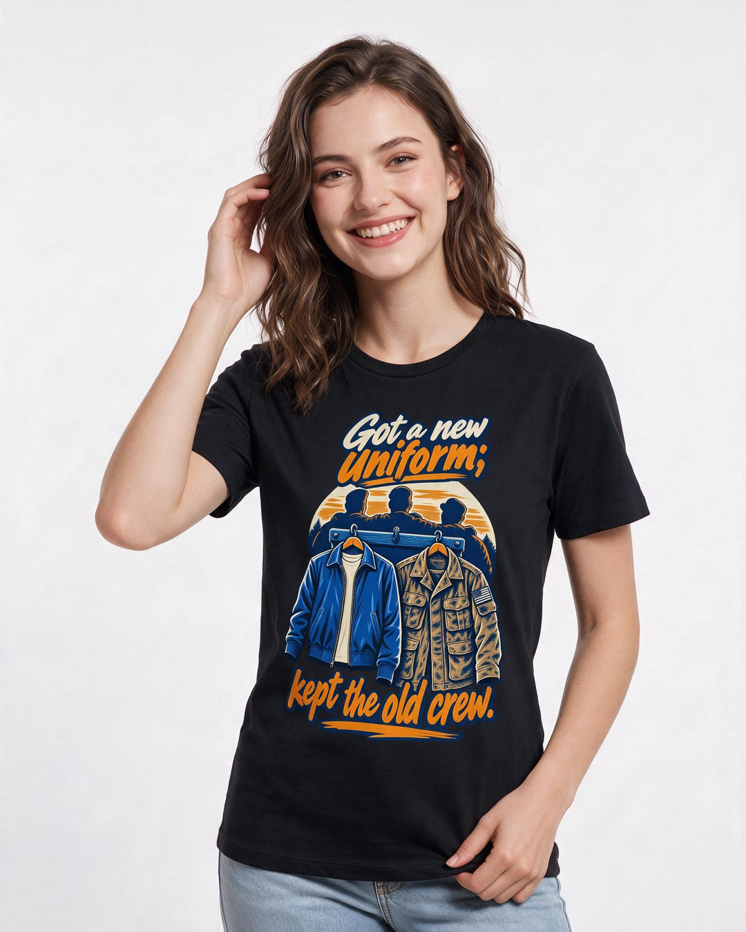 Veteran Black T-Shirt for Women – Everyday Expression Graphic Tee product image 1