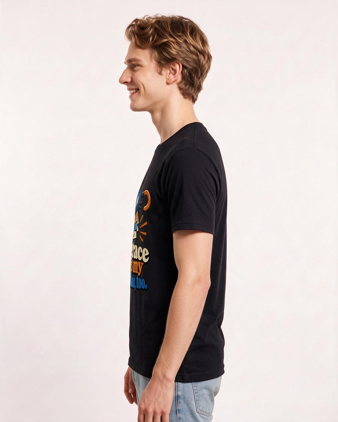 Christian Faith Black T-Shirt for Men – Everyday Expression Graphic Tee product image 2