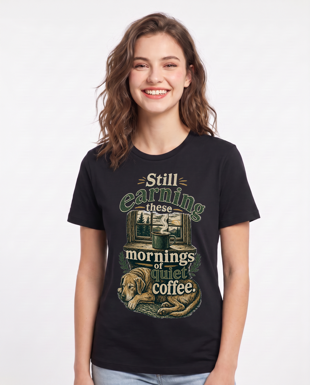 Veteran Black T-Shirt for Women – Everyday Expression Graphic Tee product image 1