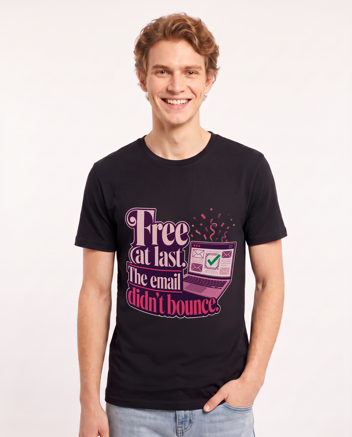 Graduation Black T-Shirt for Men – Everyday Expression Graphic Tee product image 1