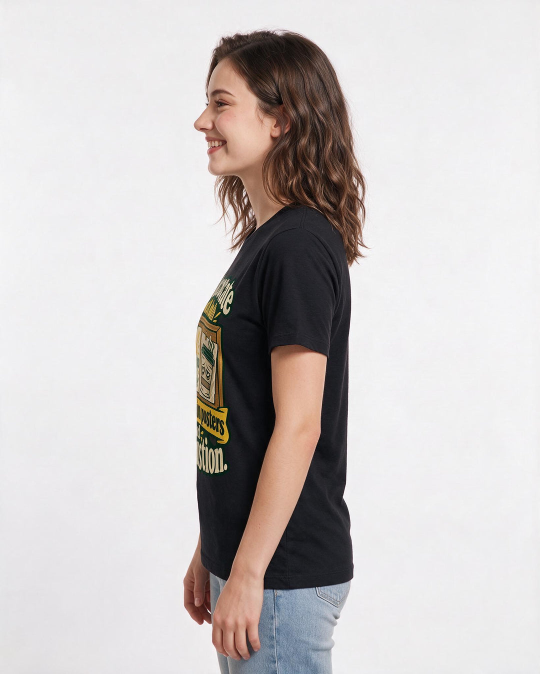 Teacher Black T-Shirt for Women – Everyday Expression Graphic Tee product image 2