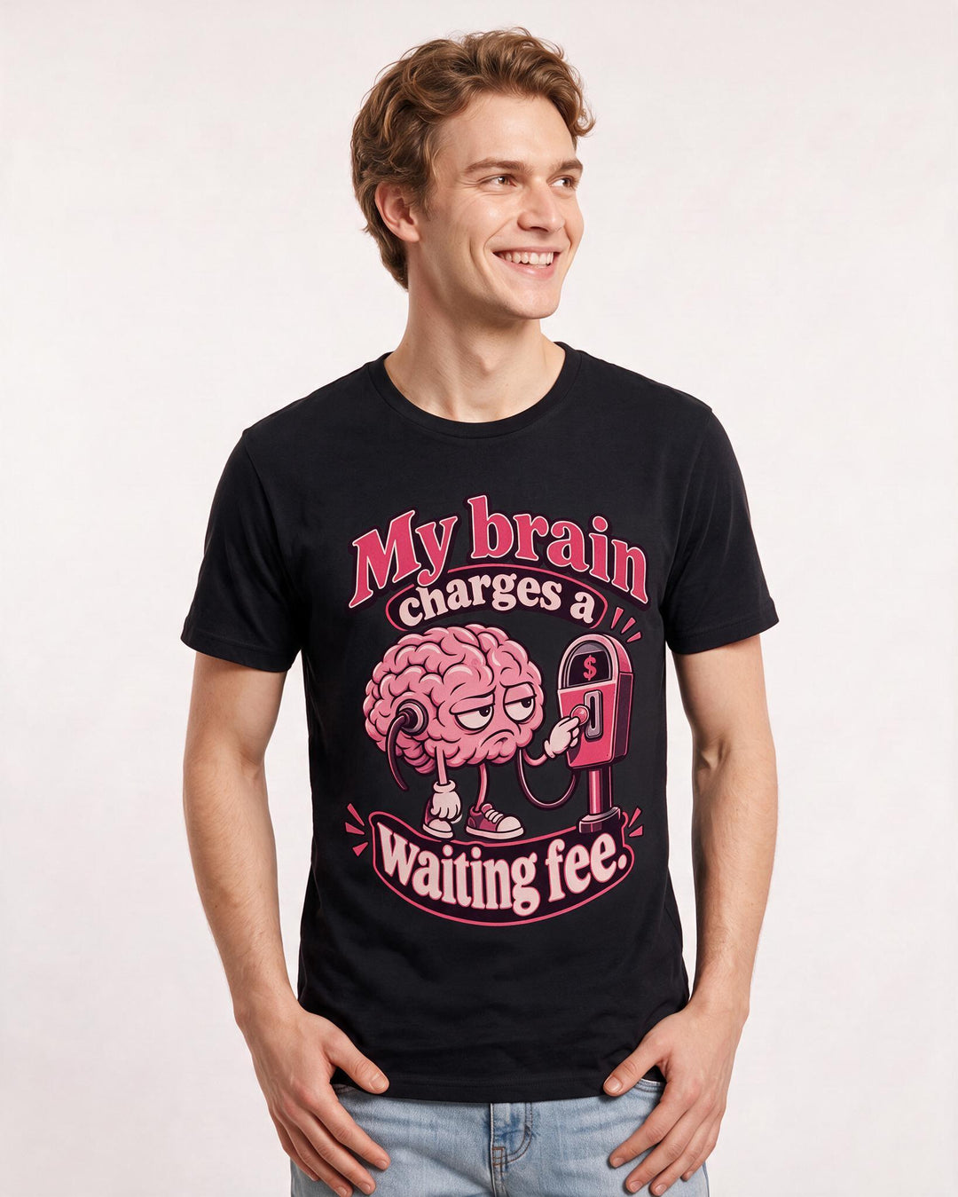 Meme Black T-Shirt for Men – Everyday Expression Graphic Tee product image 1