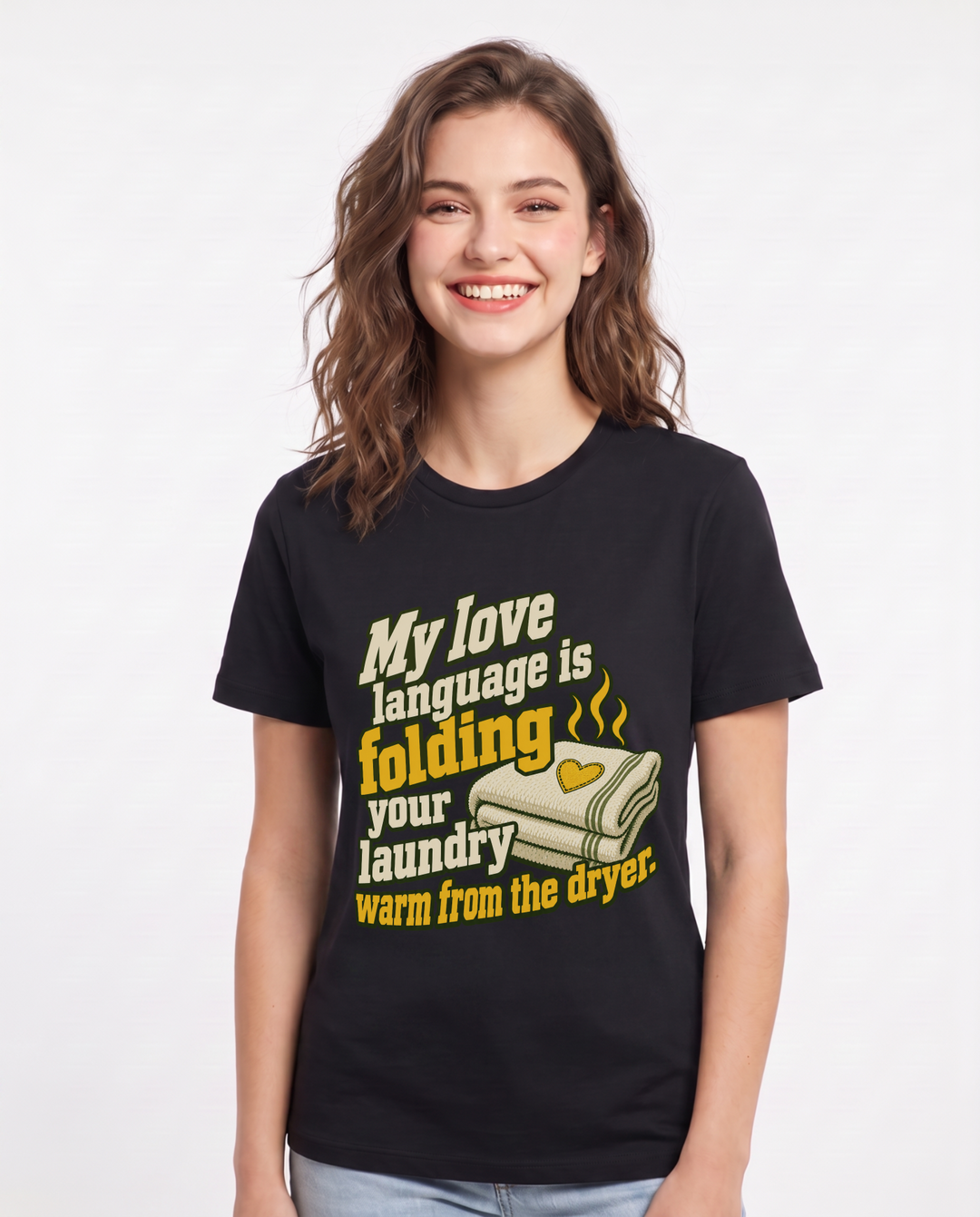 Grandparent Black T-Shirt for Women – Everyday Expression Graphic Tee product image 3