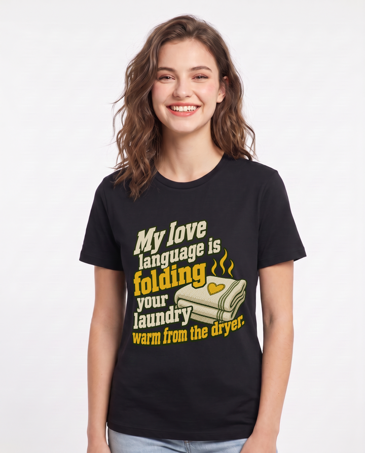 Grandparent Black T-Shirt for Women – Everyday Expression Graphic Tee product image 3