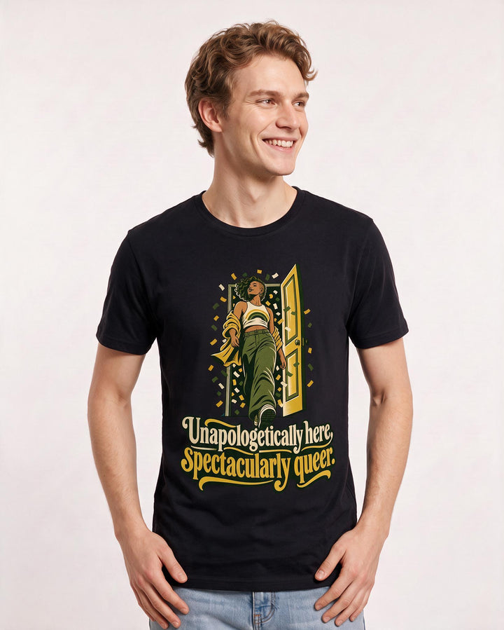 Pride Black T-Shirt for Men – Everyday Expression Graphic Tee product image 1