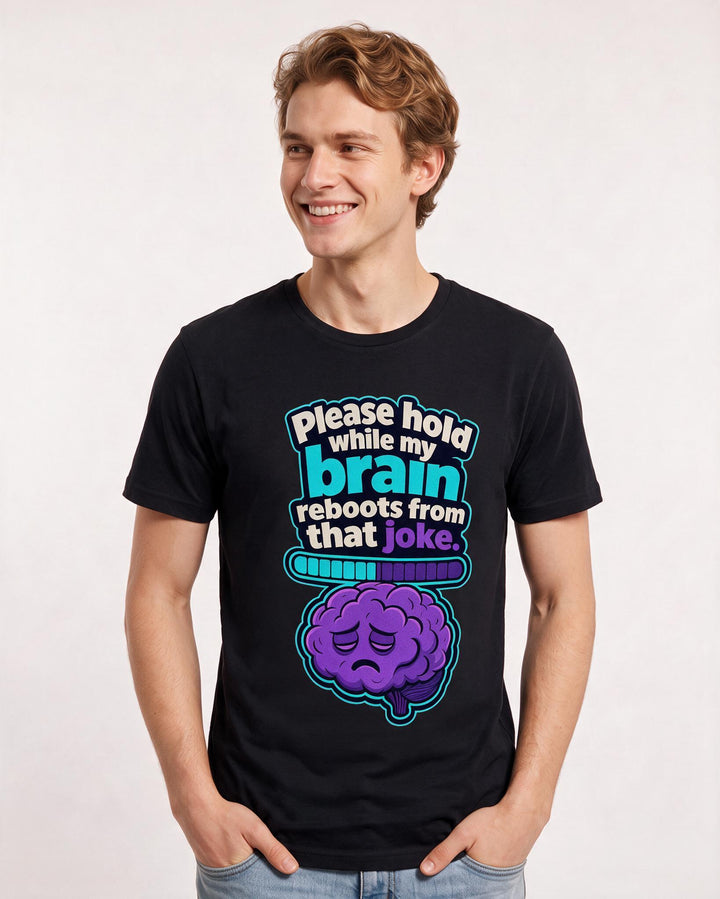 Meme Black T-Shirt for Men – Everyday Expression Graphic Tee product image 1