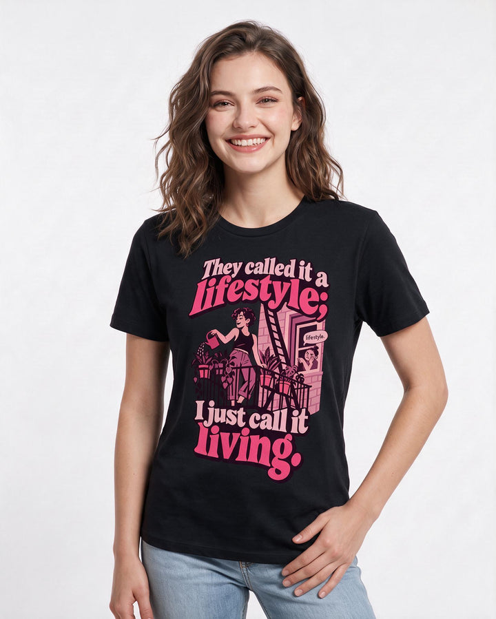 Pride Black T-Shirt for Women – Everyday Expression Graphic Tee product image 1