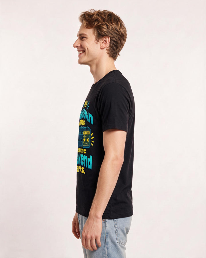 Gaming Black T-Shirt for Men – Game Night Graphic Tee product image 2