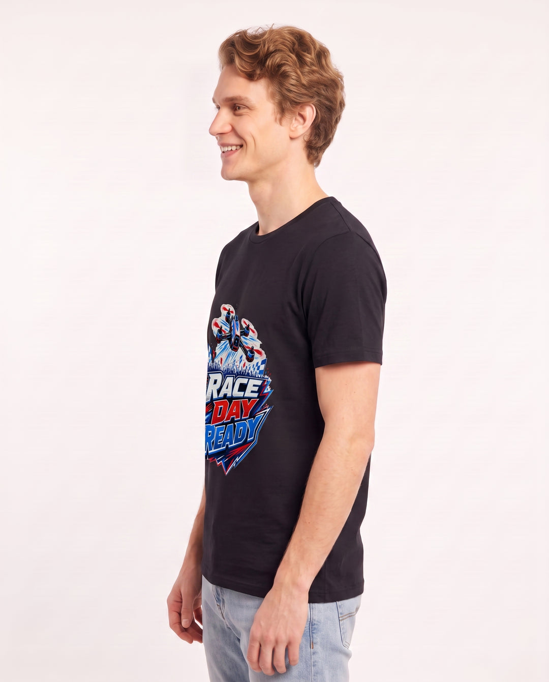 Race Day Ready Men's Black T-Shirt product image 3