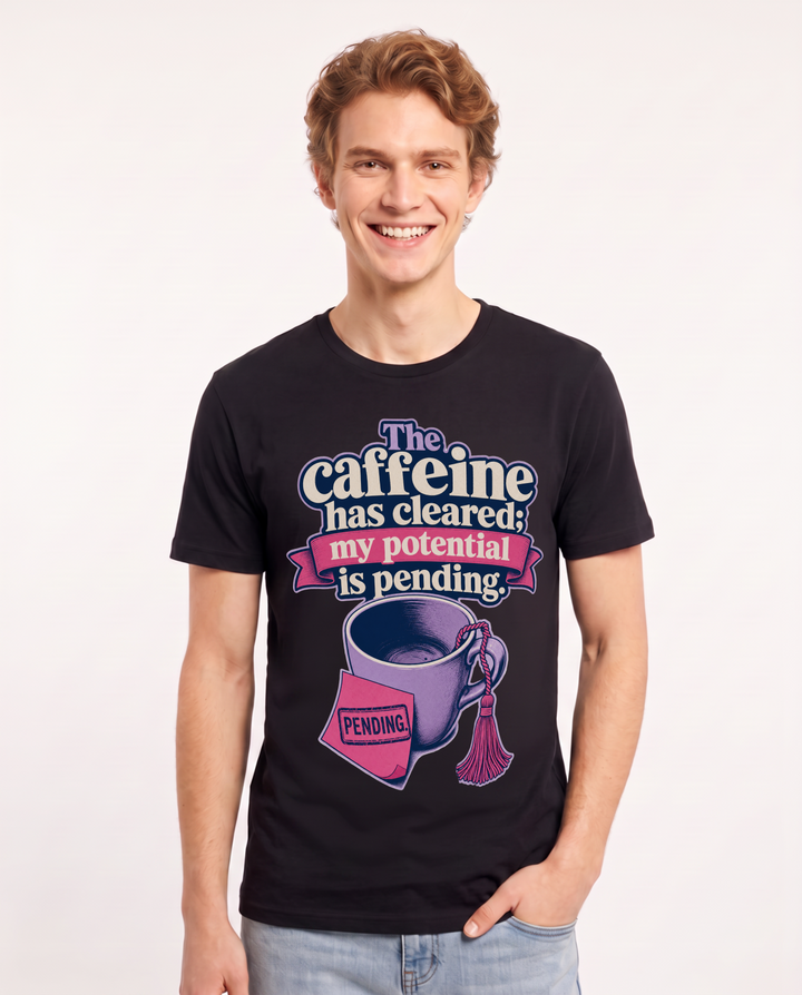 Graduation Black T-Shirt for Men – Everyday Expression Graphic Tee product image 3