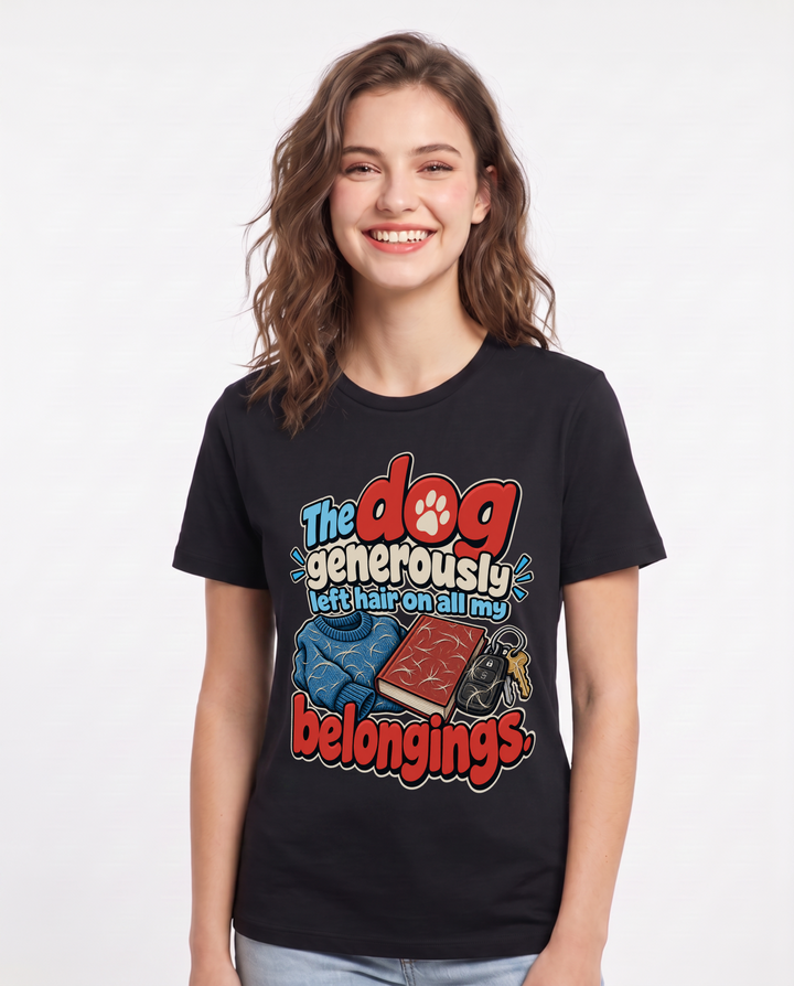 Cat Lover Black T-Shirt for Women – Everyday Expression Graphic Tee product image 3